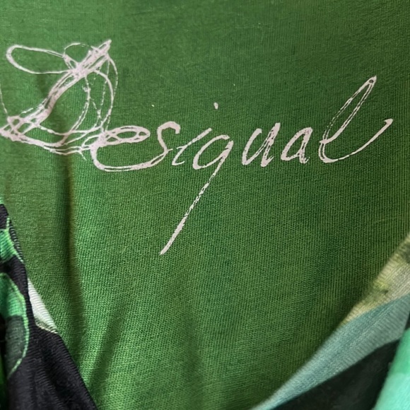 Desigual Funky Sleeveless Green Dress - Picture 5 of 12